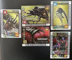 ぷ*こ様 【傷あり】ムシキング　5枚セット