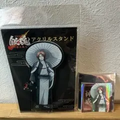 銀魂 ポップアップ 椿の花 神威 アクリルスタンド 特典ステッカー 2点セット