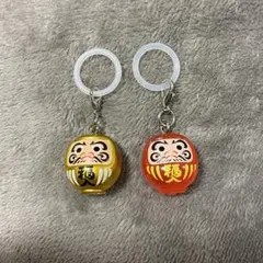 JAPAN めじるしアクセサリー だるま 金だるま 2点セット 達磨