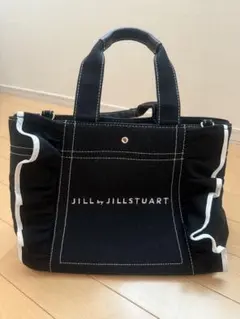 JILLSTUART フリルトート トートバッグ 黒 大 正規品