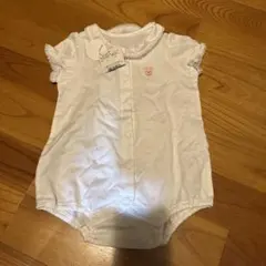 【新品　未使用】ミキハウス　半袖　ロンパース　80センチ