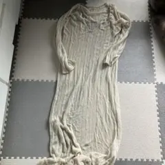 試着のみ willfully サマーニットロングワンピース