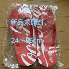 Coca-Cola オリジナルビーチサンダル Mサイズ 24-26cmのサムネイル