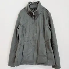 ​32度HEAT フリースジャケット S グレー 暖か フルジップ アウトドア