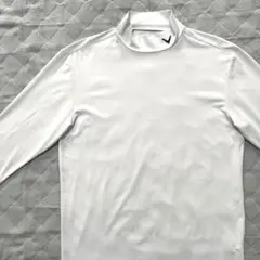 ●キャロウェイゴルフ●モックネックシャツ LL ホワイト ハイネック白 長袖