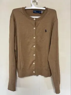 Polo by Ralph Lauren クルーネックカーディガン ブラウン L