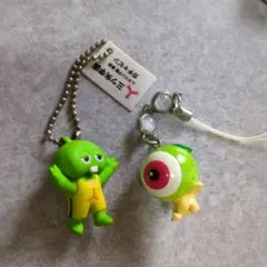 ガチャピン　目玉おやじ　グリーン　セット