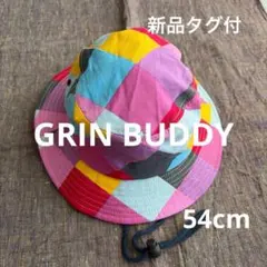 【新品タグ付】GRIN BUDDY カラフル ハット 54cmあごひも付のサムネイル