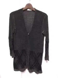 美品】HIROKO KOSHINO PREMIER ロングカーディガン ラメ 2025年最新