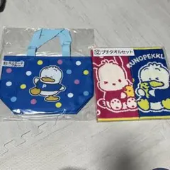 あひるのペックル ミニトート プチタオルセットのサムネイル