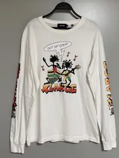 C*o様 X-LARGE アートプリント 長袖カットソー ホワイト Mサイズ