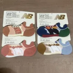 new balance スニーカーソックス４足セット　Sサイズ（23-25）