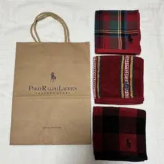 POLO RALPH LAUREN タオルハンカチ 3枚セット
