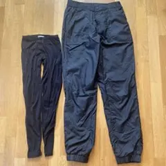 ユニクロ　裏起毛　しゃかしゃかパンツ　レギンス付き　Sサイズ