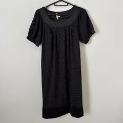 LOVE MIC ブラック　マタニティ　ワンピース　半袖　薄手