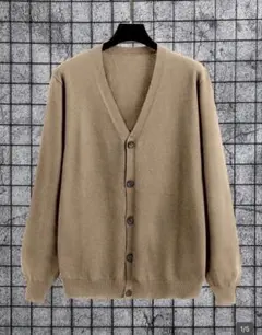 Shein 茶色 カーディガン 制服 ベージュ S