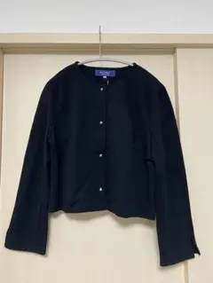 M'S GRACY ノーカラージャケット 新品未使用タグ付き　サイズ40 黒のサムネイル