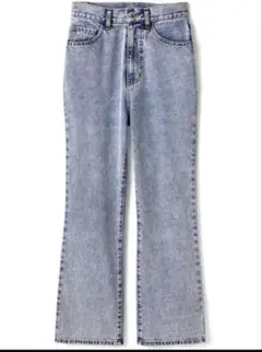 GRL cu289 ハイウエストセミフレアデニムパンツ