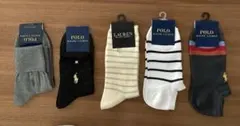 ポロラルフローレン 靴下　22〜24cm,23〜25cm 5足　まとめ売り