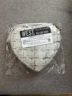 WEST. BIG LOVE SONG ハートポーチ