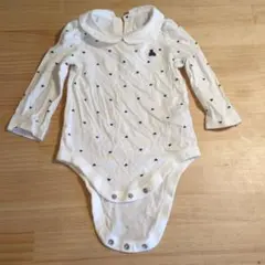 baby GAP ハート模様ロンパース 6-12ヶ月