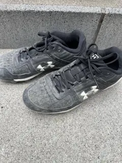 希少廃盤UNDER ARMOUR 野球スパイク ブラック オレンジ美品 - メルカリ