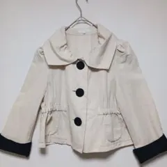 uta様✨TO BE CHIC トゥービーシック麻混くるみボタン ジャケットのサムネイル