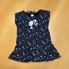Barbie 星柄 フリル付きチュニック 140A