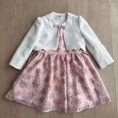 入学式 セレモニー ワンピース 女の子 120 ブラウスおまけ付き 4点セット⭐︎