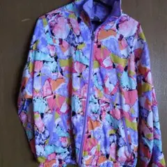 LAVON カラフル抽象模様 ジャンパー オーバーサイズ