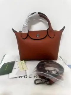 LONGCHAMP ブラウン ショルダーバッグ