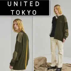 ユナイテッドトーキョー / アシンメトリーオーバーサイズニットのサムネイル