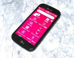 らくらくスマートフォン　me ブラック　SIMフリー　ワンセグ対応