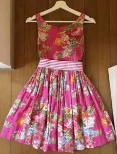 【美品】Ralph Lauren ラルフローレン 花柄 夏用ワンピース 160のサムネイル