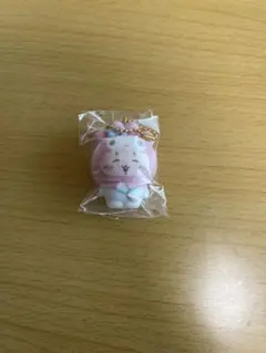 マイメロ　古本屋　シークレットフロッキーマスコットチャーム キーホルダー