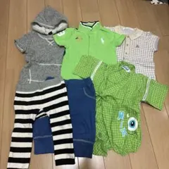 familiar チェック柄ベビー服 70サイズ、他80サイズセット