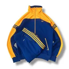 70s ヴィンテージ adidas トラックジャケット デサント製 セットアップ