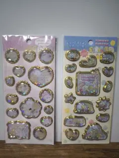 すみっコぐらしキラッとぷくぷくエアーシール 2枚セット