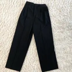 ユニクロ レディース 2タックパンツ ブラック Sサイズ 新品未使用