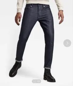 G-STAR RAW 3301 SLIM SELVEDGE JEANS