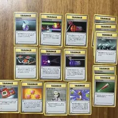 ポケカ　ポケモンカード　旧裏　トレーナーカードまとめ売り　第一弾拡張パック