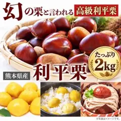 熊本県産 利平栗 大粒 約2kg 秋の味覚
