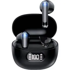 ✨ワイヤレスイヤホン✨ Bluetoothイヤホン LEDノイズキャンセリング