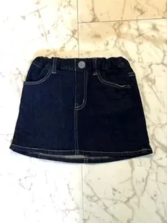 DOUBLE.B デニム ミニスカート 120cm