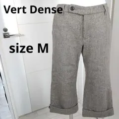 Vert Dense ベージュ　ブラウン　クロップドパンツ M　094のサムネイル
