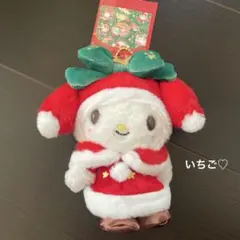 新品♡完売品♡マイメロちゃんのクリスマスマスコットキーホルダー