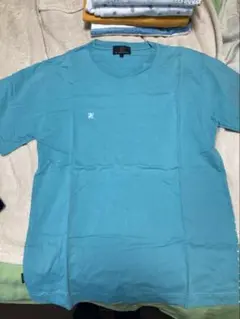 R. NEWBOLD 青 Tシャツ Lサイズ