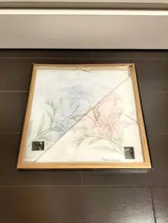 マリオ・バレンチノ　ハンカチ　２色セット　花柄・未使用・箱付き　※シミ汚れあり