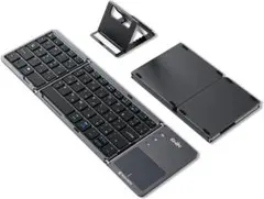 【新品未使用】キーボード bluetooth 折りたたみワイヤレスタッチパッド