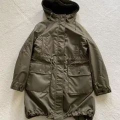 【美品】セオリー ダウンジャケット モッズコート　ミリタリー ファー　カーキ